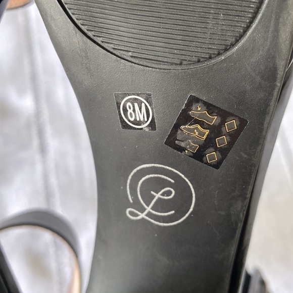 Chinese Laundry black stilettos with ankle strap. - Picture 10 of 13